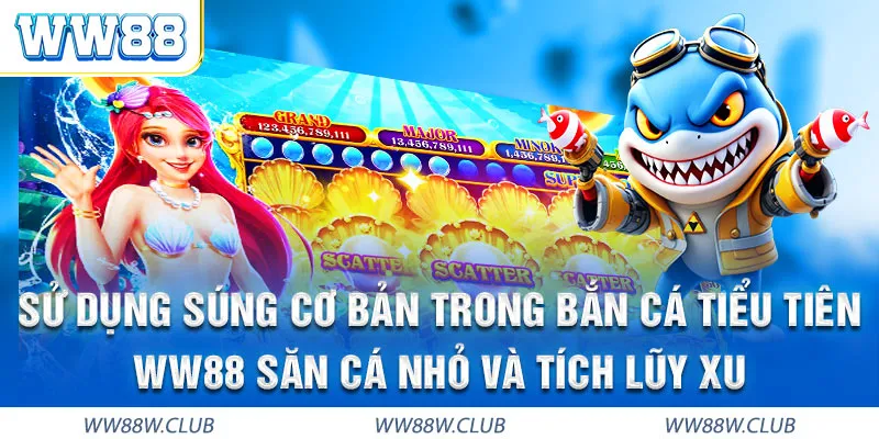 Ưu hoá nguồn lực bắn cá tiểu tiên WW88 bằng cách lựa chọn loại súng phù hợp