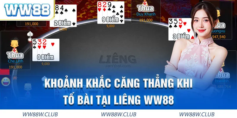 Luật tố cược là luật chơi đặc biệt có ở game bài Liêng WW88 vô cùng kịch tính